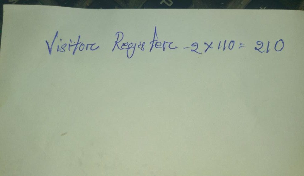 Register 120 Pages Hard Bound